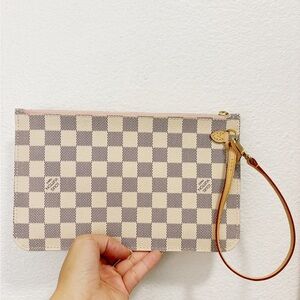 Louis Vuitton Neverfull Pochette Damier Azure